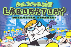 Dexter's Laboratory Deesaster Strikes title screen for GameBoy Advance